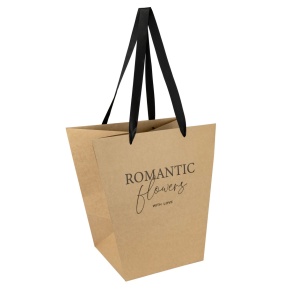 Пакет для букета (крафт), 38х24х38см (в уп. 2шт.), натуральный в интернет-магазине флористических аксессуаров Азалия Декор