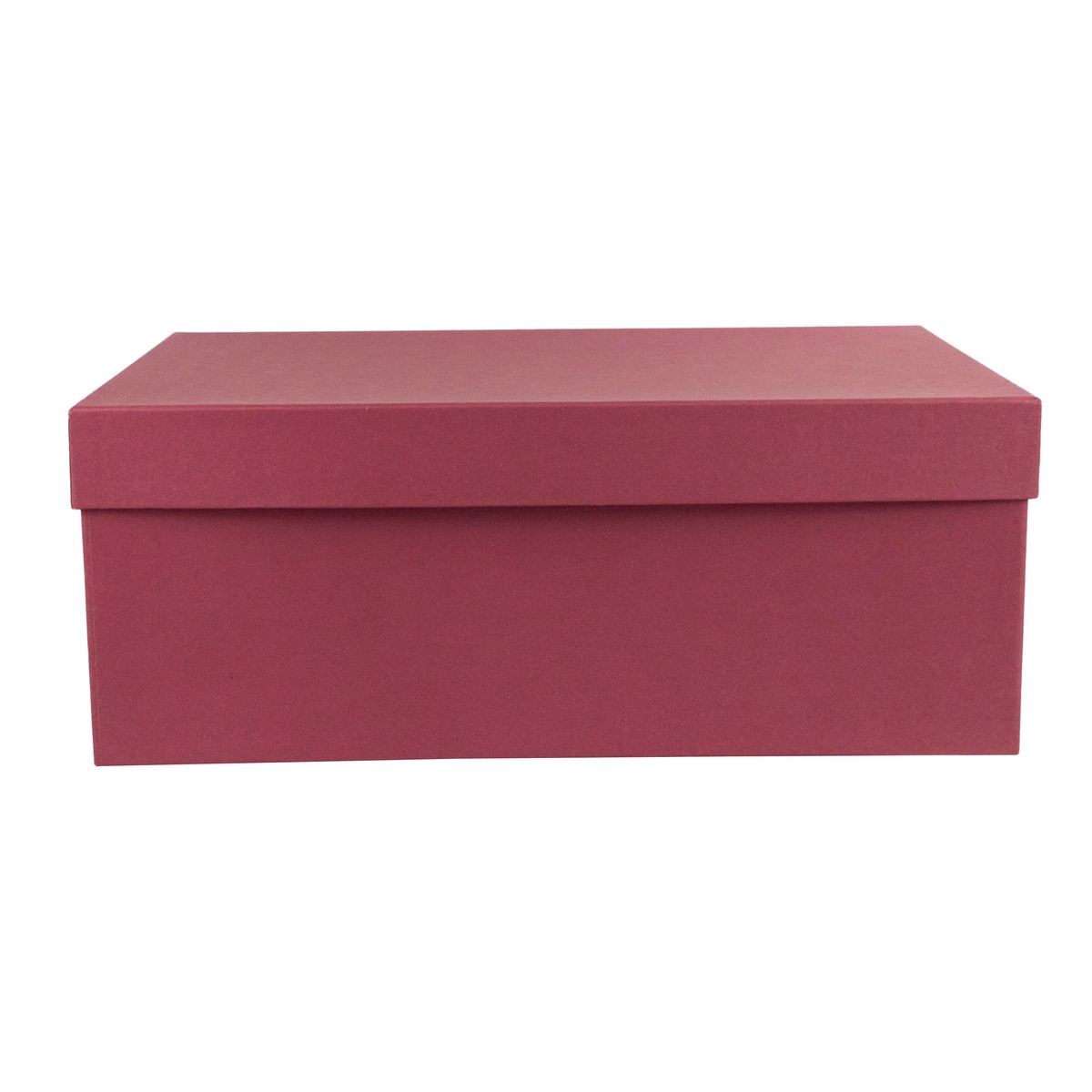 Коробка подарочная прямоугольная, 30х20х10 см, бордовый в интернет-магазине флористических аксессуаров Азалия Декор