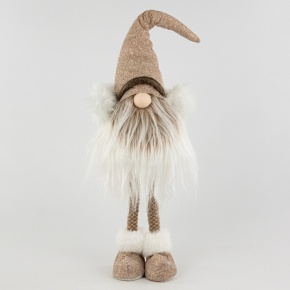 Сувенир Гном, Н56х16х11см, шампань в интернет-магазине флористических аксессуаров Азалия Декор