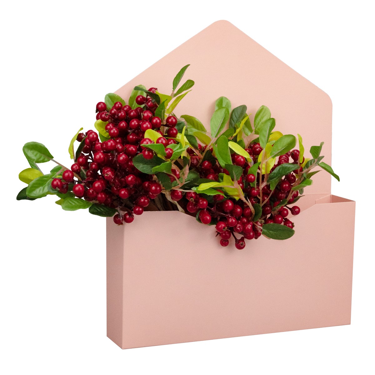 Кашпо Конверт (крафт), 27х4х22см (в уп. 10шт.), светло-розовый в интернет-магазине флористических аксессуаров Азалия Декор