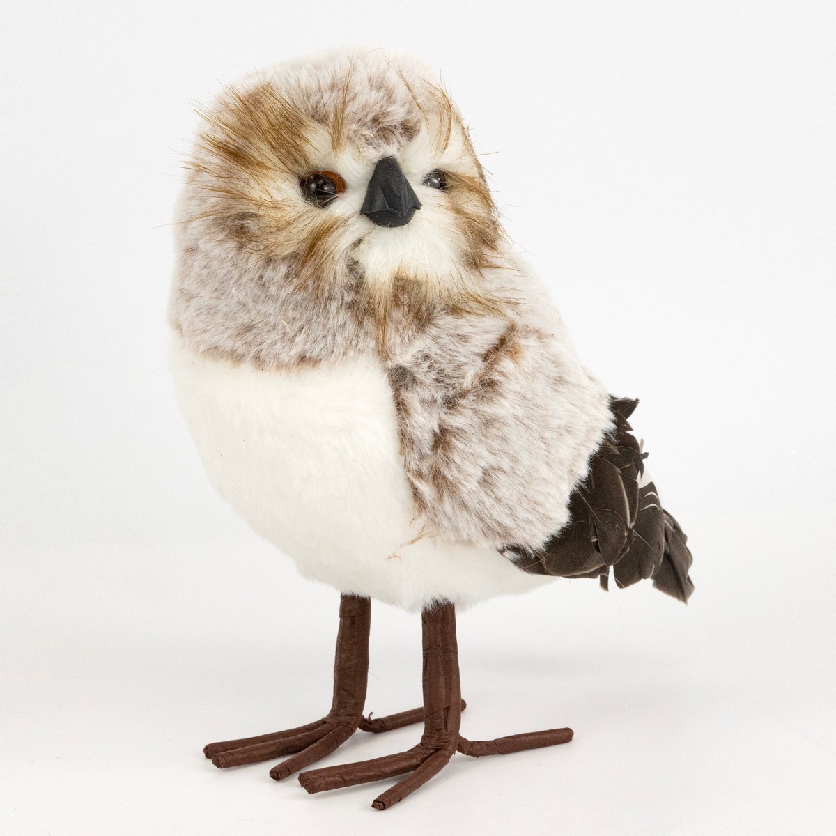 Сувенир Сова (пенопласт/текстиль), 23х16x12см, коричневый в интернет-магазине флористических аксессуаров Азалия Декор