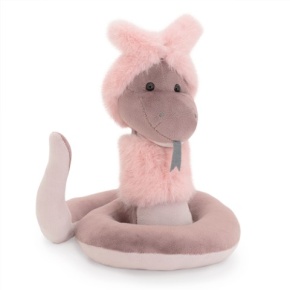 Игрушка м/н Змея Молли, 20см, розовый в интернет-магазине флористических аксессуаров Азалия Декор