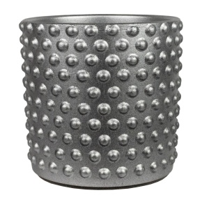 Кашпо Драже (бетон), D15xH15см, 1,8л, чёрный в интернет-магазине флористических аксессуаров Азалия Декор