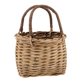 Корзина плетеная (ротанг), 20x13xH37см, коричневый в интернет-магазине флористических аксессуаров Азалия Декор
