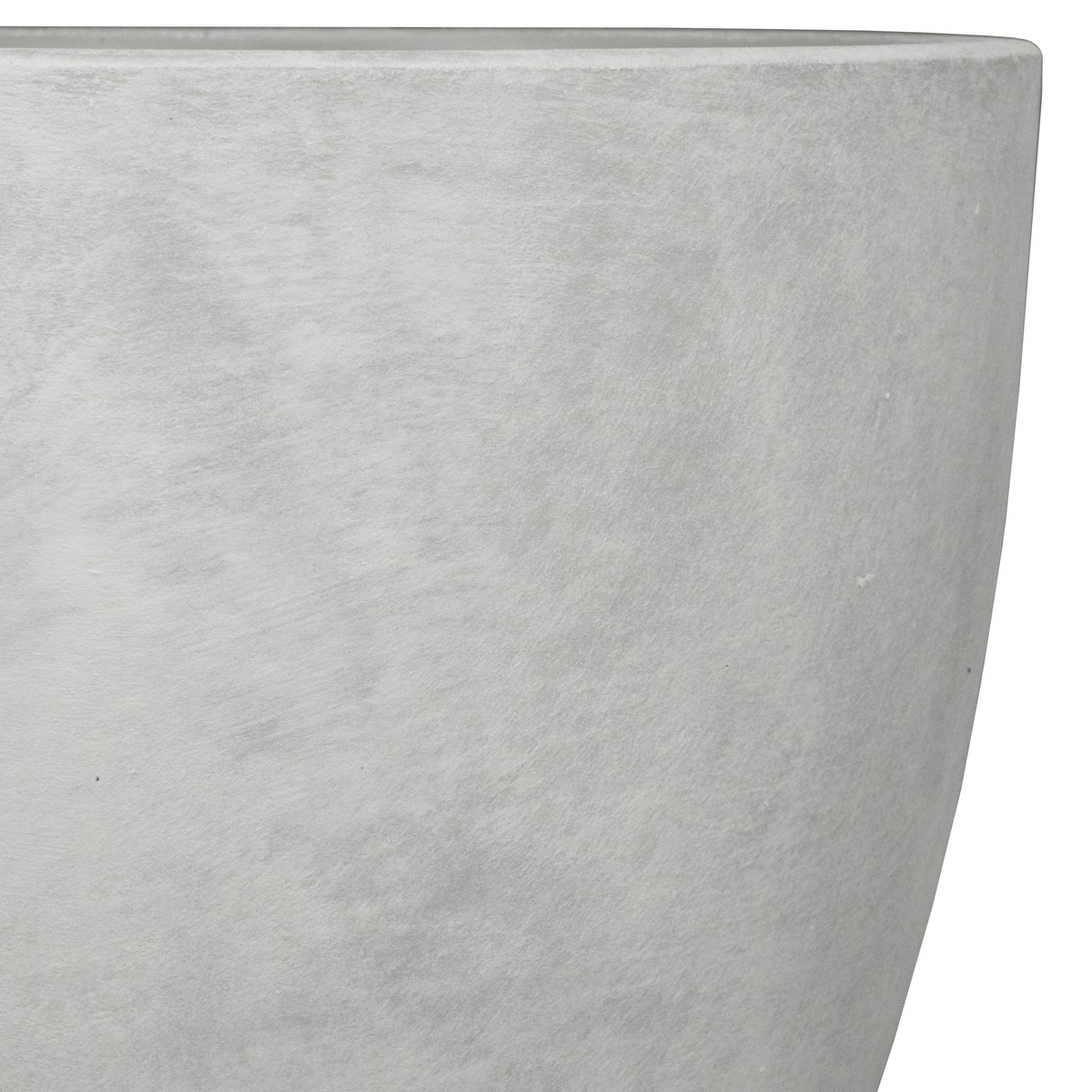 Кашпо Замша (бетон), D25xH23см, 8л, белый в интернет-магазине флористических аксессуаров Азалия Декор