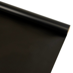 Пленка матовая 65мкр, 50 см 10 м, черный в интернет-магазине флористических аксессуаров Азалия Декор