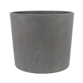 Кашпо Замша (бетон), D18xH15,5см, 2,7л, серый в интернет-магазине флористических аксессуаров Азалия Декор