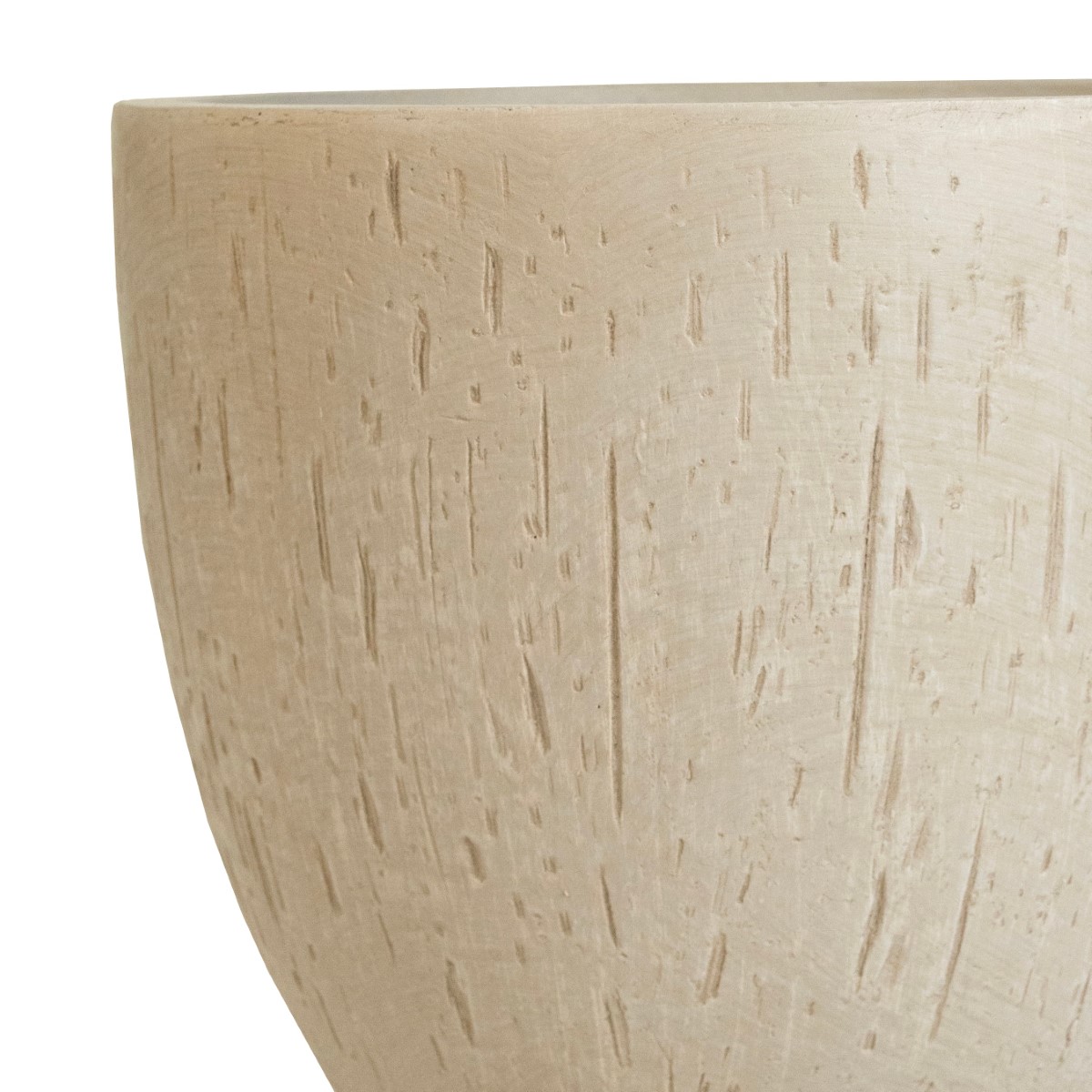 Кашпо Спарк (файбергласс), D26,5xH25,5см, бежевый в интернет-магазине флористических аксессуаров Азалия Декор