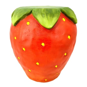 Садовая фигура Клубника (магнезия), H33x31,5x30,5см, красный в интернет-магазине флористических аксессуаров Азалия Декор