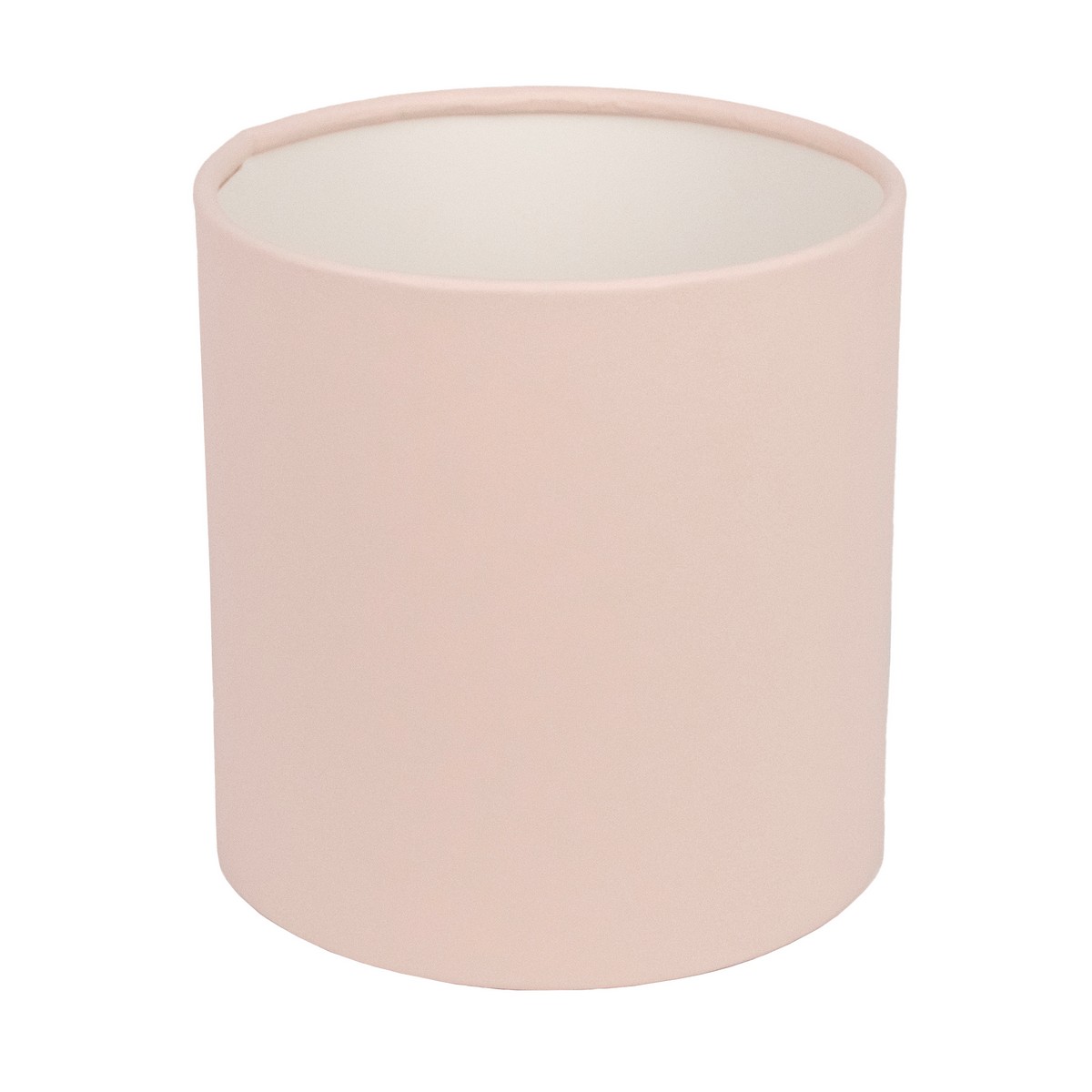 Коробка подарочная круглая без крышки, D16xH15 см, светло-розовый в интернет-магазине флористических аксессуаров Азалия Декор
