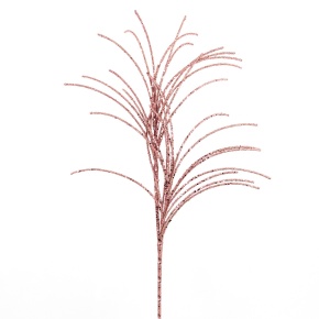 Ветка декоративная с глиттером, 71см, розовый в интернет-магазине флористических аксессуаров Азалия Декор