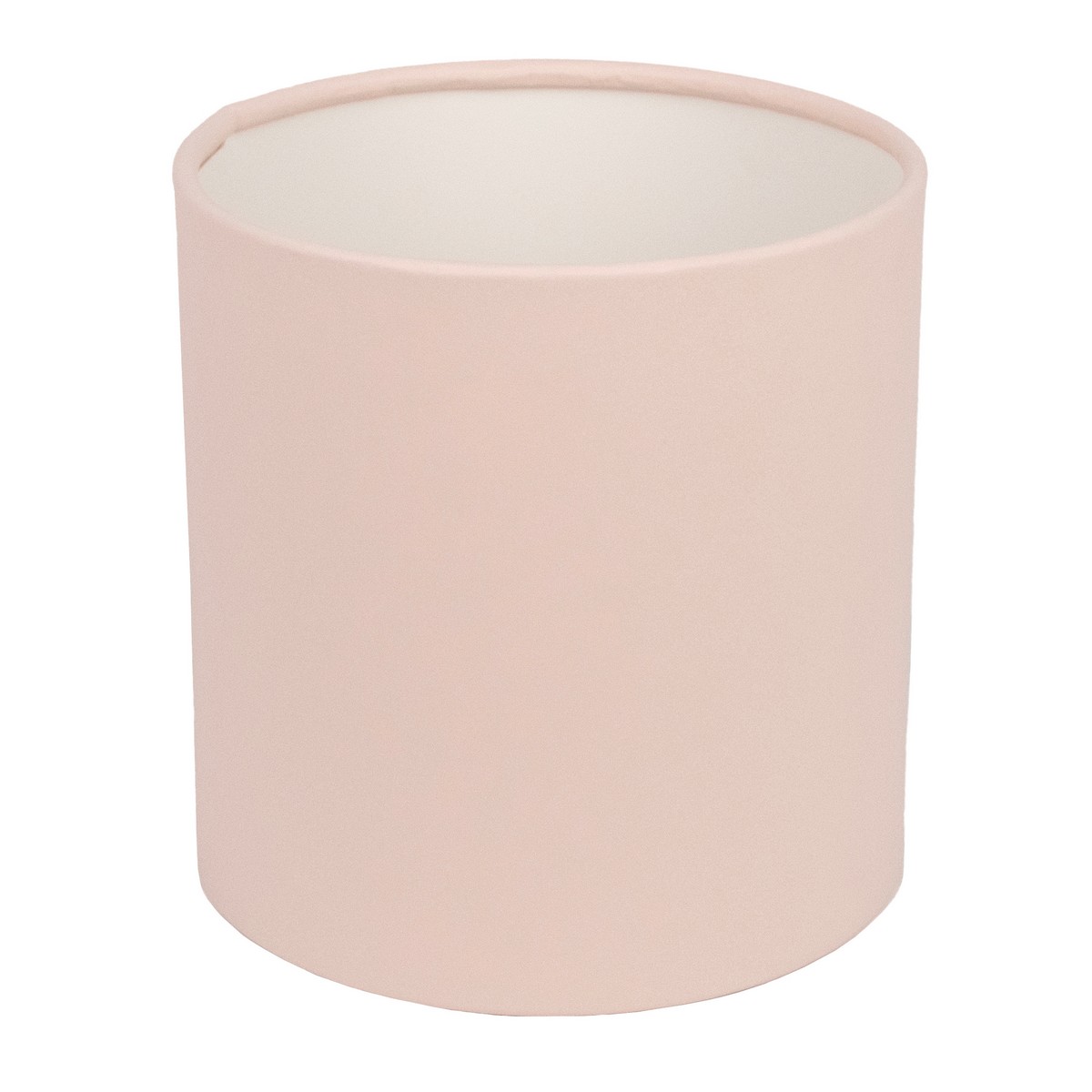 Коробка подарочная круглая без крышки, D21xH19 см, светло-розовый в интернет-магазине флористических аксессуаров Азалия Декор
