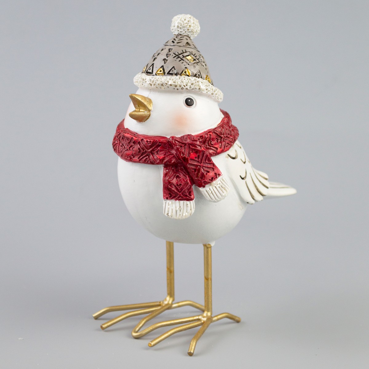 Сувенир Птичка (полирезин), H15x12x7,5см, в асс., белый в интернет-магазине флористических аксессуаров Азалия Декор