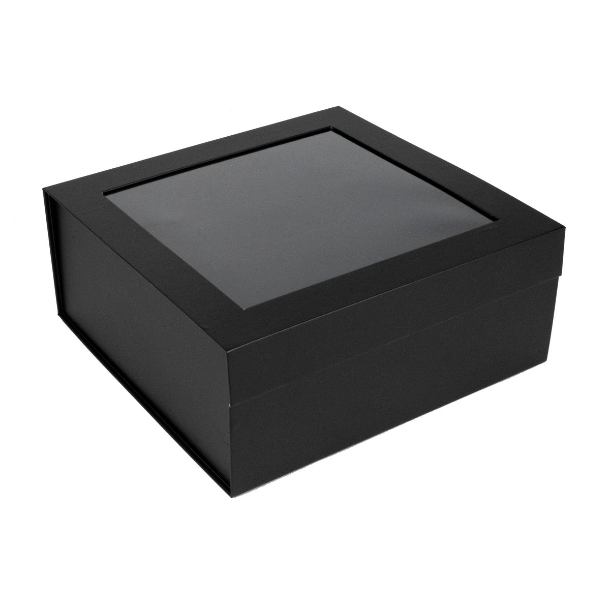 Набор коробок подарочных квадратных 3шт., 26,5х25,5хН11,2см, черный в интернет-магазине флористических аксессуаров Азалия Декор