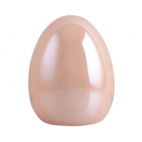 Сувенир Яйцо (керамика), H11,5x9x9см, розовый в интернет-магазине флористических аксессуаров Азалия Декор