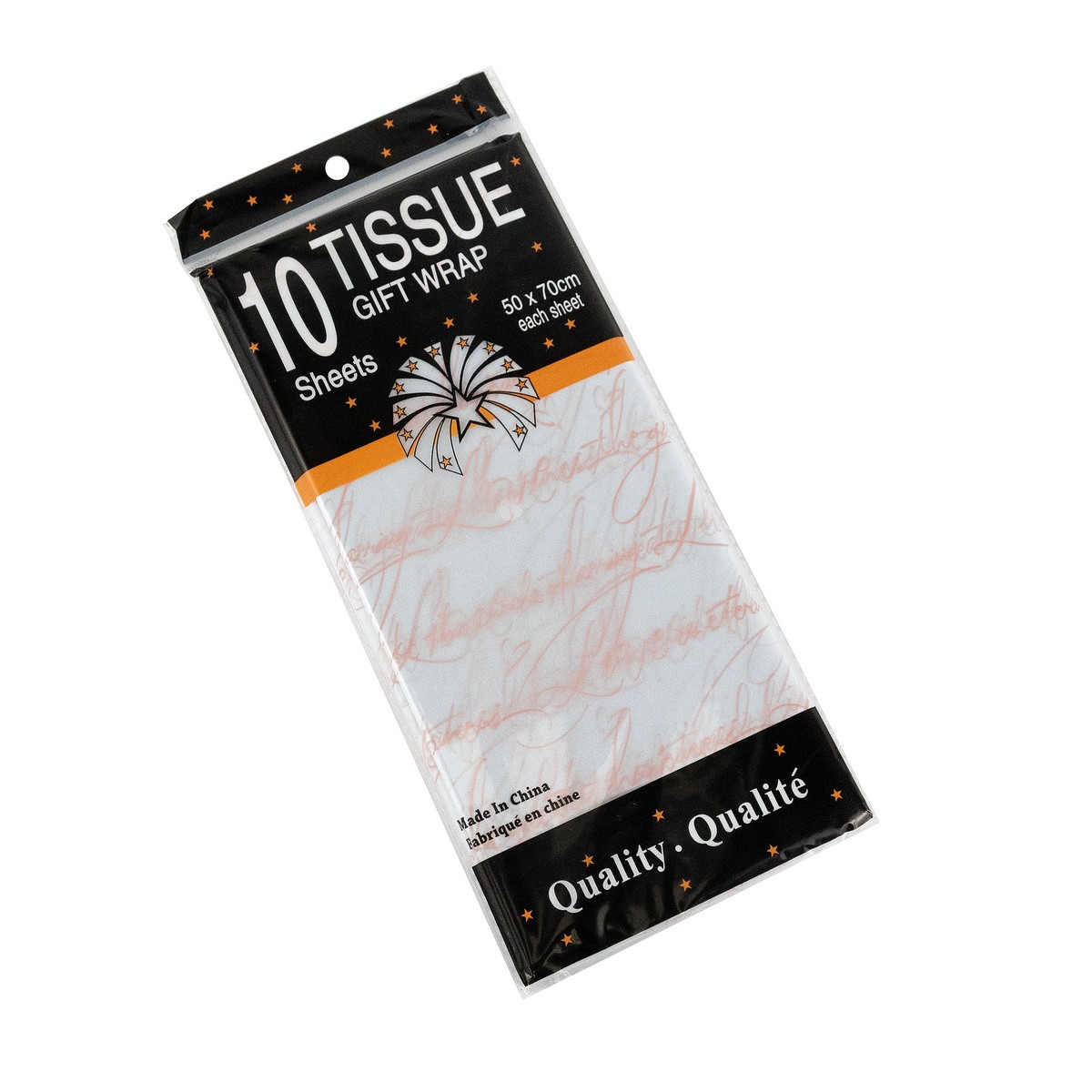 Бумага тишью Письмо 20г/м2, 10 листов, 50х70см, розовый в интернет-магазине флористических аксессуаров Азалия Декор