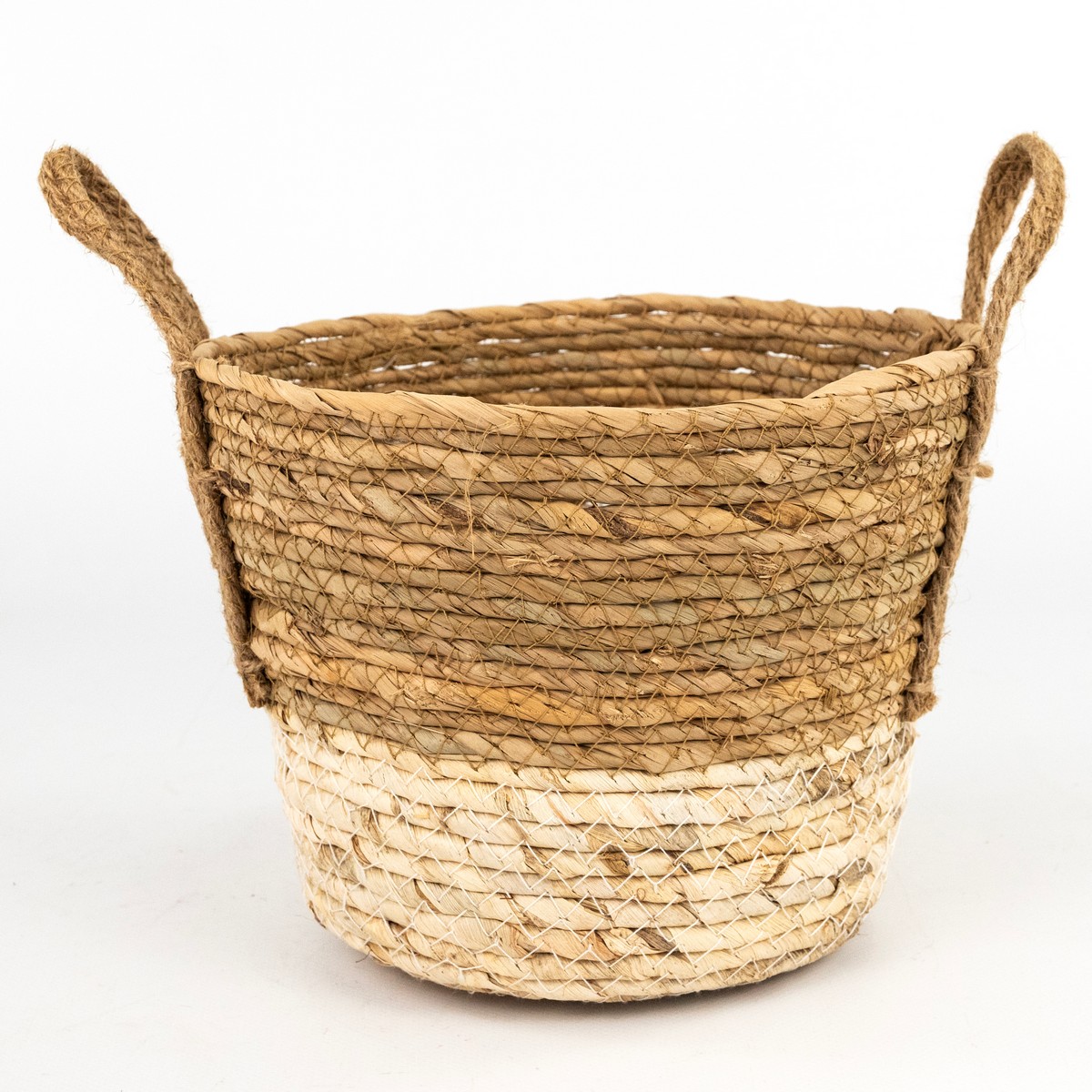 Набор корзин плетеных 3шт. (растительный материал), D31,5хH28см, натуральный в интернет-магазине флористических аксессуаров Азалия Декор