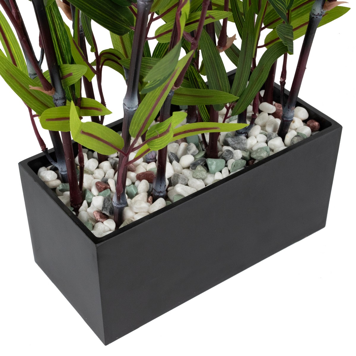 Бамбук в кашпо, 46см, зеленый в интернет-магазине флористических аксессуаров Азалия Декор