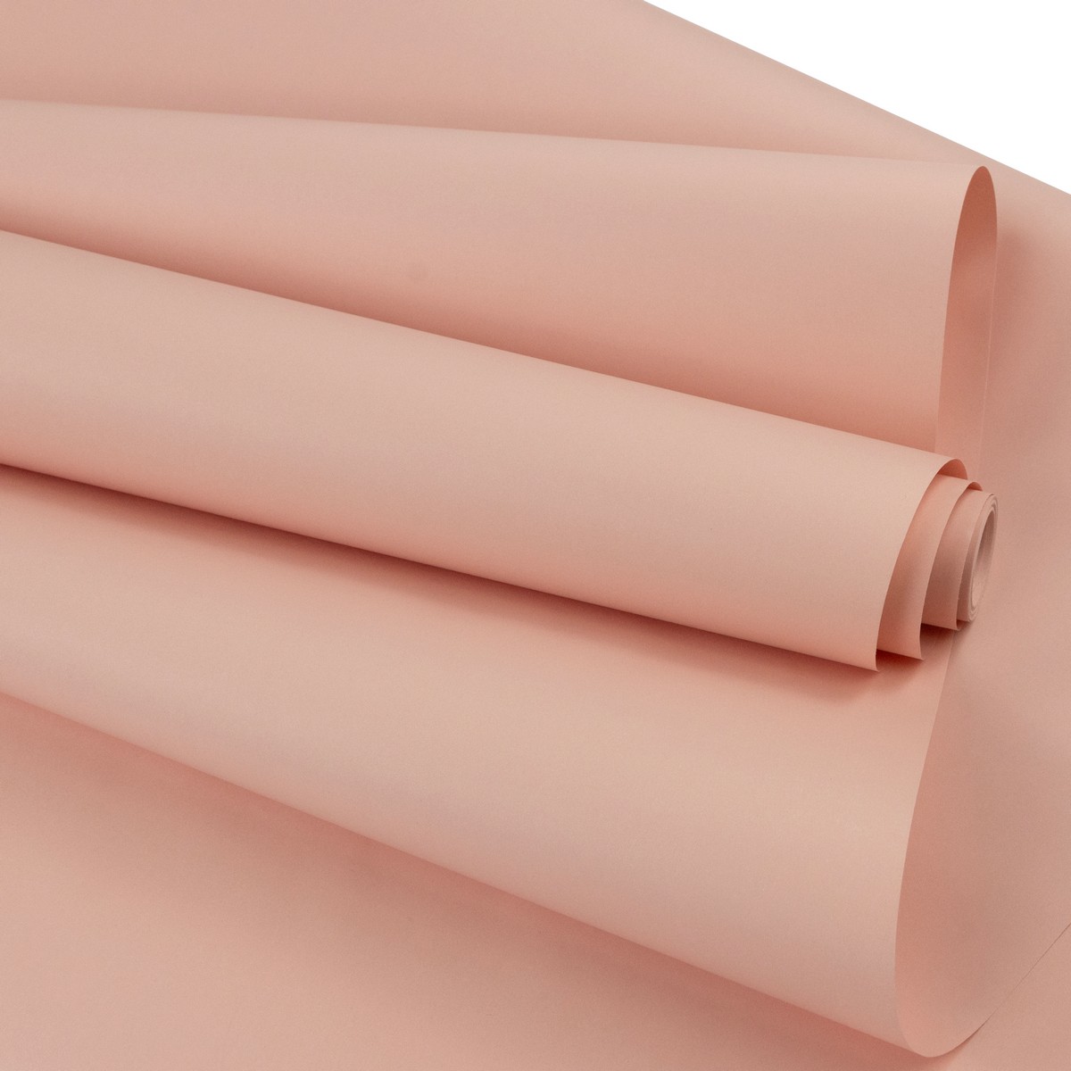 Бумага упаковочная крафт двусторонняя 60гр, 68 см 10 м, ванильный в интернет-магазине флористических аксессуаров Азалия Декор