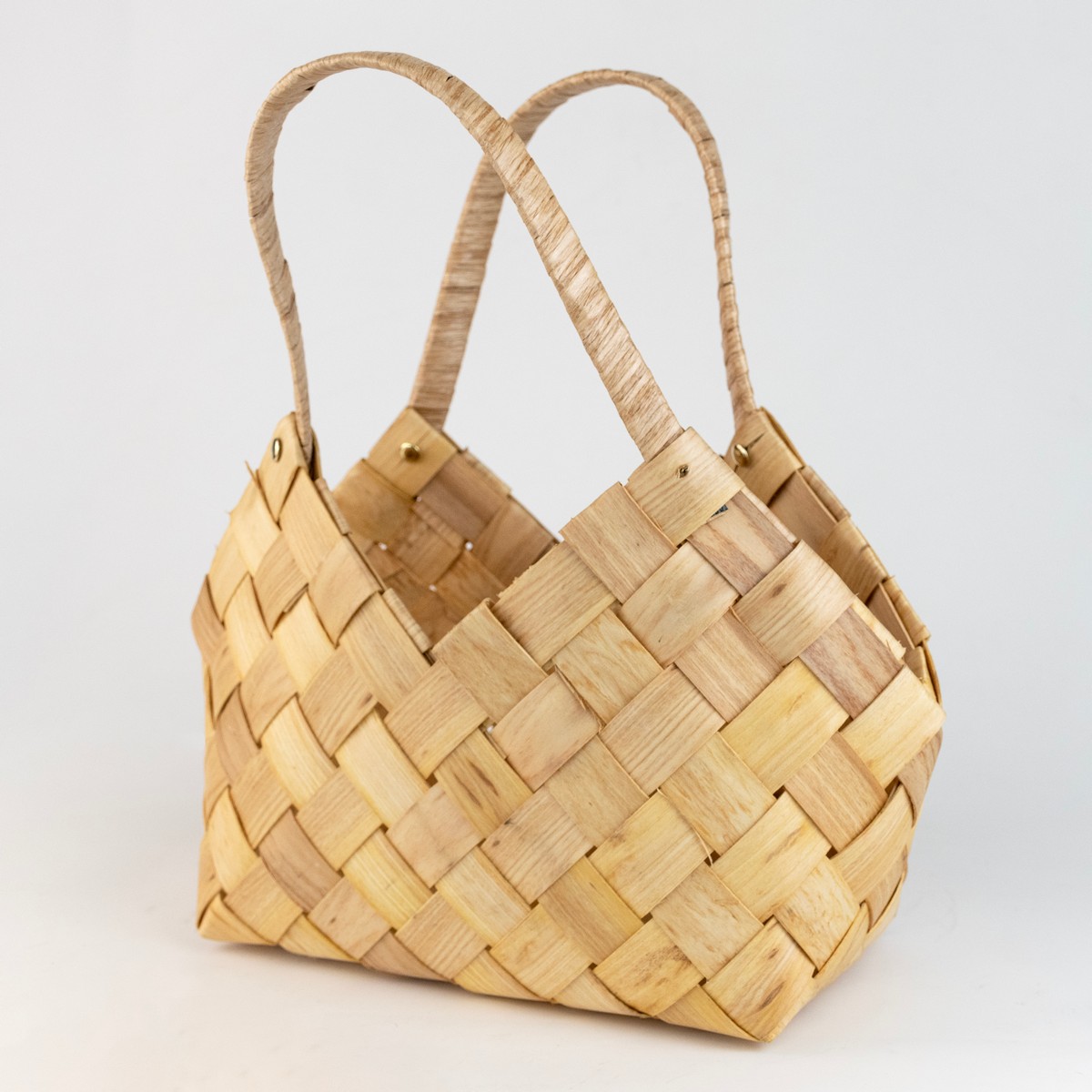 Набор корзин плетеных Сумка 3шт. (секвойя), 28x18x19xН30см, натуральный в интернет-магазине флористических аксессуаров Азалия Декор