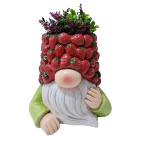 Кашпо Гном (магнезия), 30х27хH29см, цв. в асс. в интернет-магазине флористических аксессуаров Азалия Декор