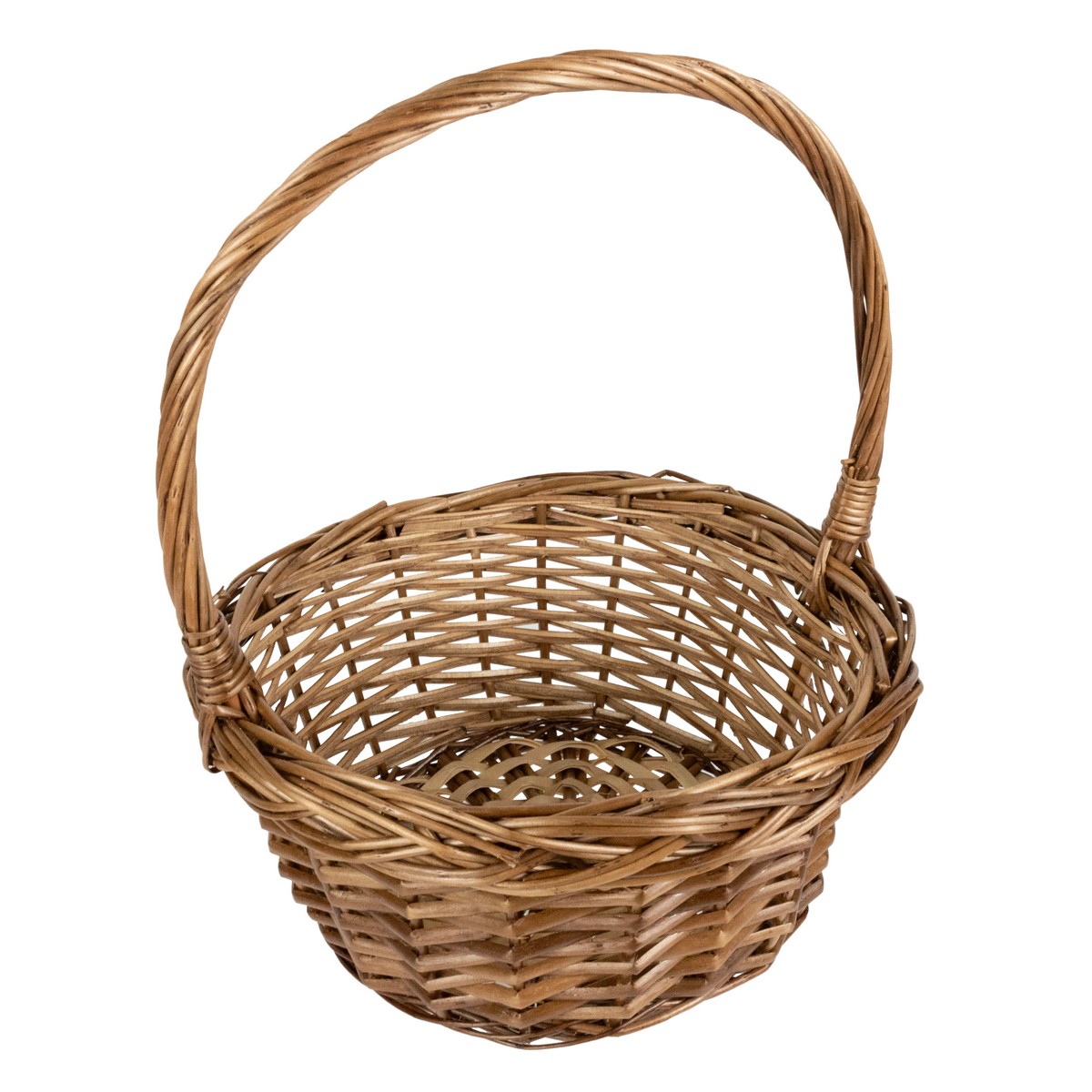 Набор корзин плетеных 3шт. (ива), D32xH36см, коричневый в интернет-магазине флористических аксессуаров Азалия Декор