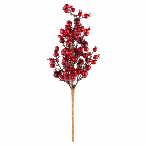 Ветка с ягодами, 41см, красный в интернет-магазине флористических аксессуаров Азалия Декор