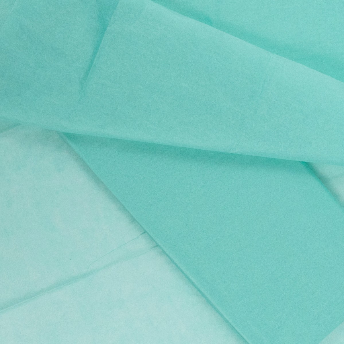 Бумага тишью 10 шт., 50x66 см, светло-бирюзовый в интернет-магазине флористических аксессуаров Азалия Декор