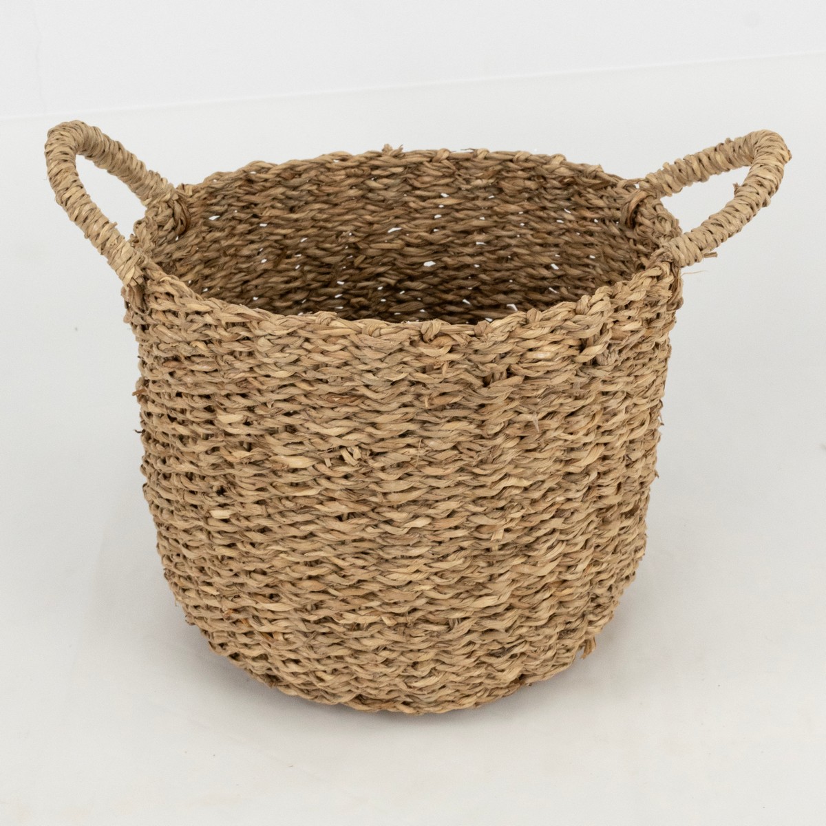 Набор корзин плетеных 2шт. (растительный материал), D30xH25см, натуральный в интернет-магазине флористических аксессуаров Азалия Декор