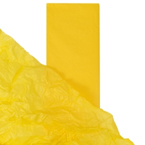 Бумага тишью 10 шт., 50x66 см, желтый в интернет-магазине флористических аксессуаров Азалия Декор