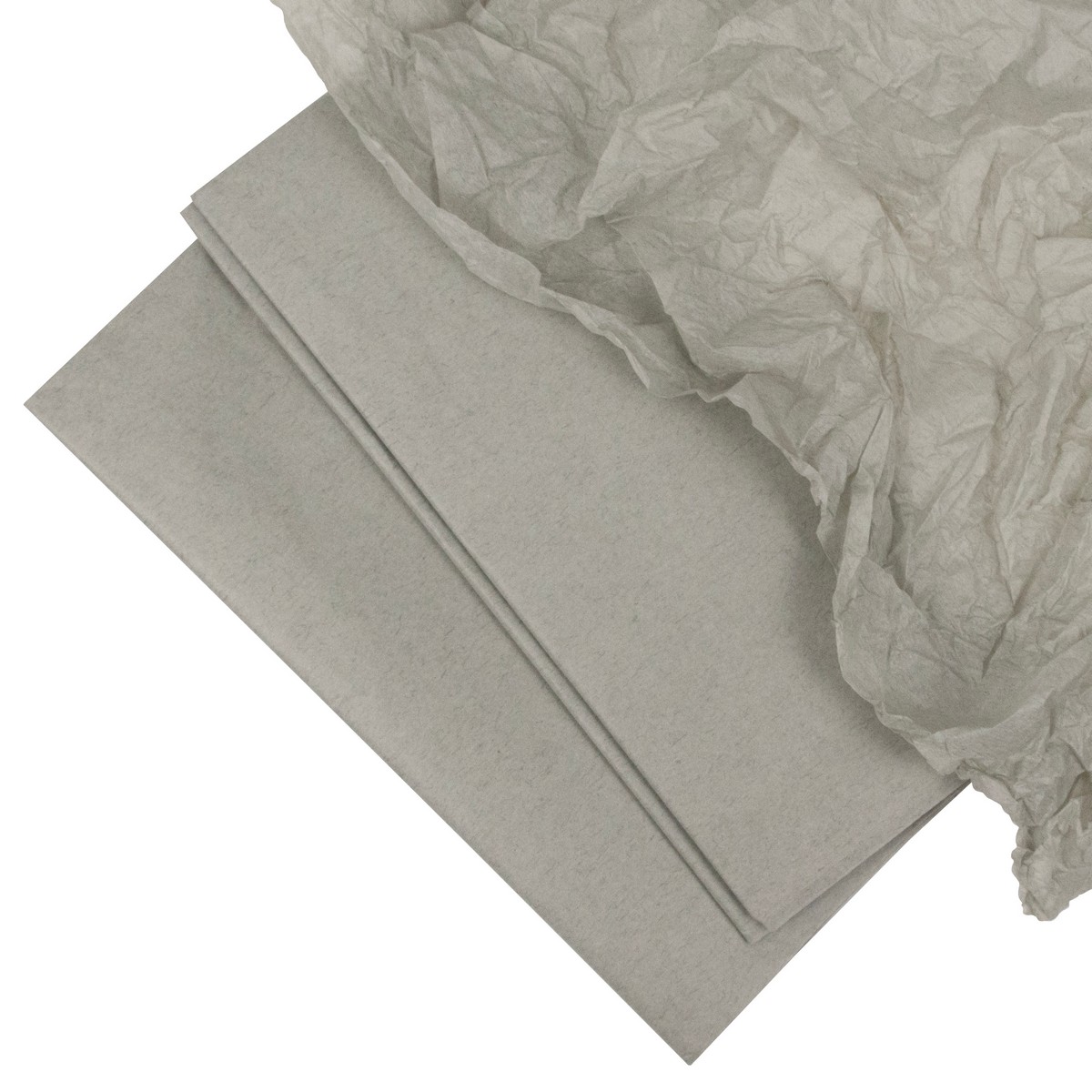 Бумага тишью 10 шт., 50x66 см, серый в интернет-магазине флористических аксессуаров Азалия Декор