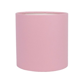 Коробка подарочная круглая без крышки, D12xH12 см, пудровый в интернет-магазине флористических аксессуаров Азалия Декор