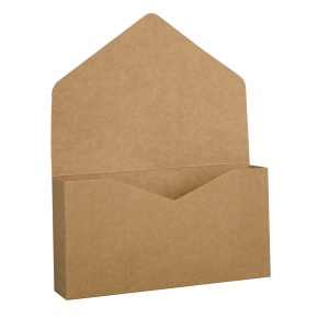 Кашпо Конверт (крафт), 27х4х22см (в уп. 10шт.), натуральный в интернет-магазине флористических аксессуаров Азалия Декор