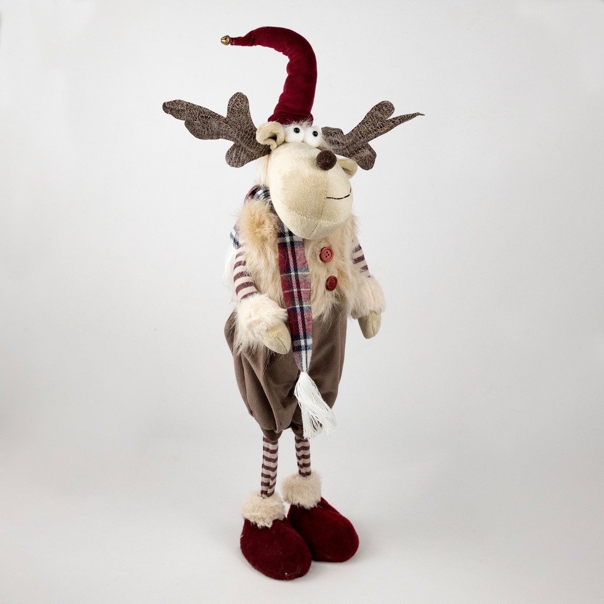 Сувенир Лось Мальчик/Девочка, Н54х18х12см, в асс., красный в интернет-магазине флористических аксессуаров Азалия Декор