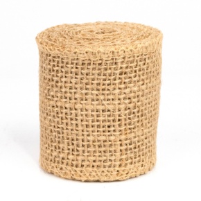 Лента Джут, 6 см 2 м, натуральный в интернет-магазине флористических аксессуаров Азалия Декор