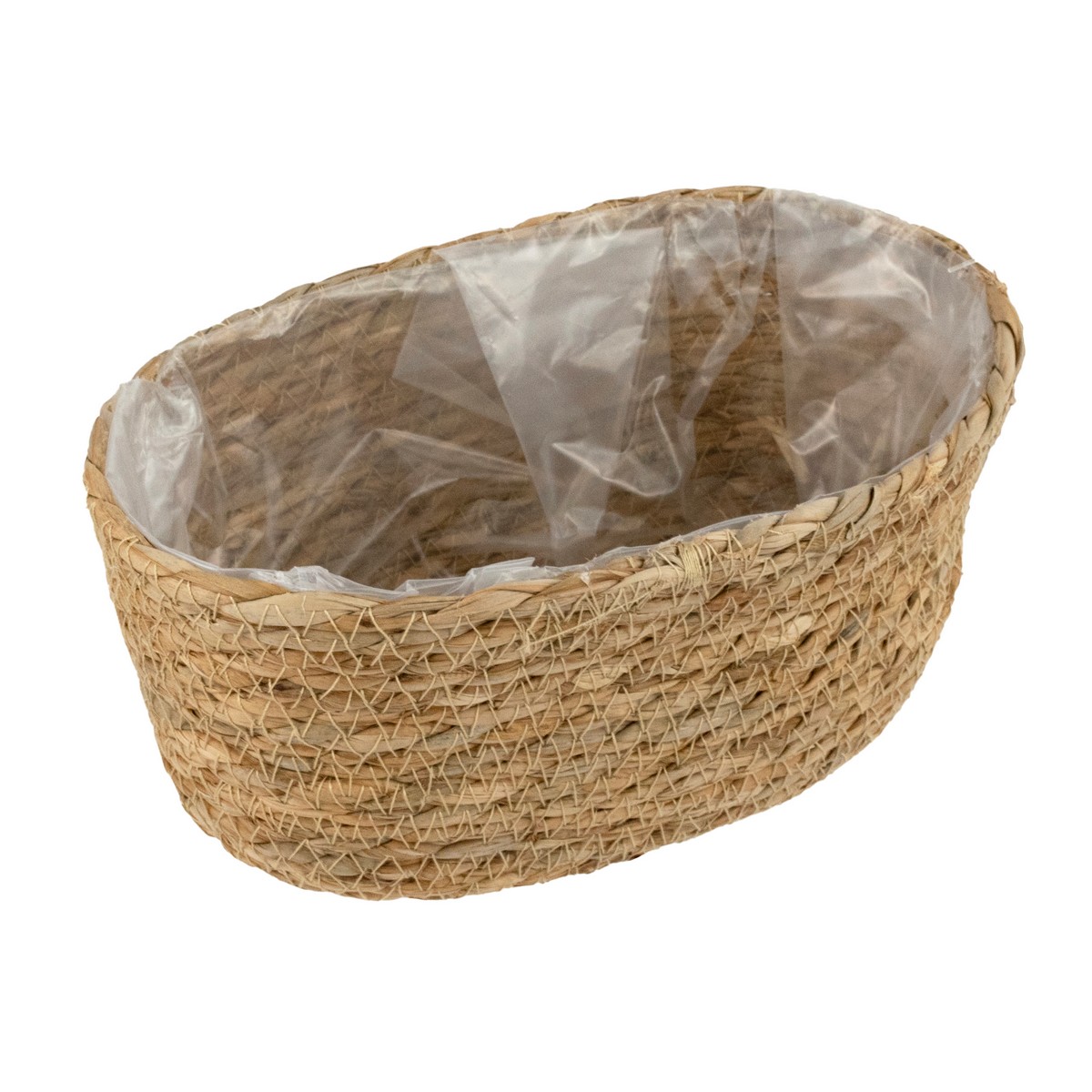 Корзина плетеная (растительный материал), 22x13хH10см, натуральный в интернет-магазине флористических аксессуаров Азалия Декор