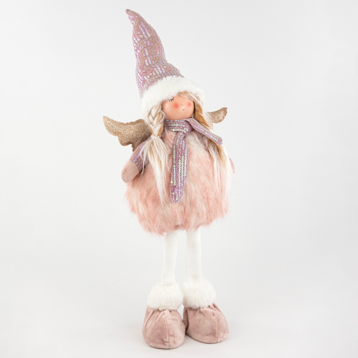 Сувенир Ангел, Н59х23х13см, розовый в интернет-магазине флористических аксессуаров Азалия Декор