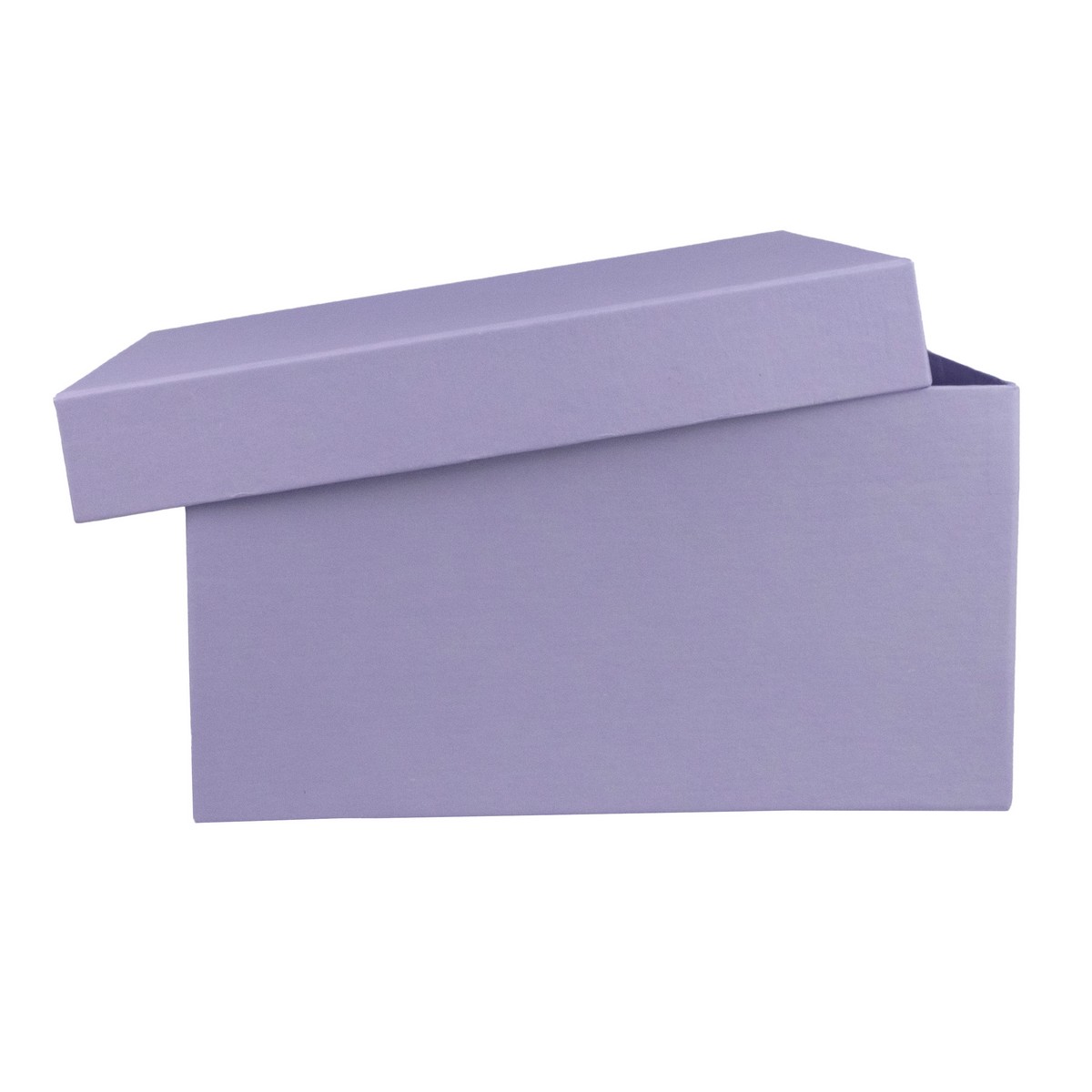 Коробка подарочная квадратная, 20х20х10 см, сиреневый в интернет-магазине флористических аксессуаров Азалия Декор