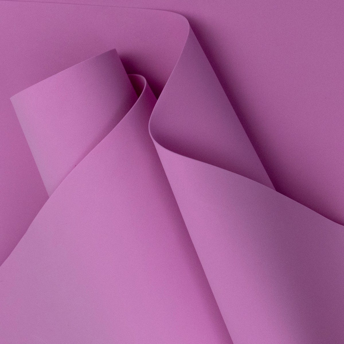 Фоамиран 10 листов 1 мм, 60х70см, ярко-розовый в интернет-магазине флористических аксессуаров Азалия Декор