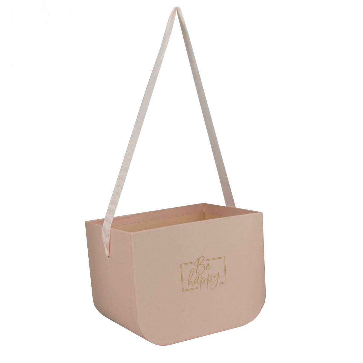 Набор коробок для цветов 3шт., 16,5х12хH12,5 см, персиковый в интернет-магазине флористических аксессуаров Азалия Декор