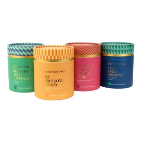 Свеча в стакане  ароматическая (стекло), H10xD9см, цв. в асс. в интернет-магазине флористических аксессуаров Азалия Декор