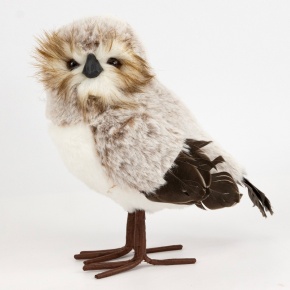 Сувенир Сова (пенопласт/текстиль), 23х16x12см, коричневый в интернет-магазине флористических аксессуаров Азалия Декор