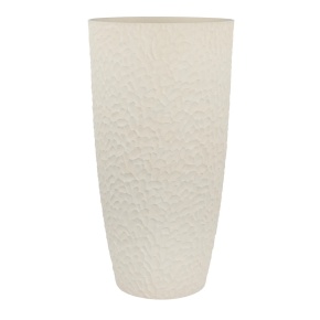 Кашпо Манго (бетон), D30,5xH58,5см, 29,5л, белый в интернет-магазине флористических аксессуаров Азалия Декор