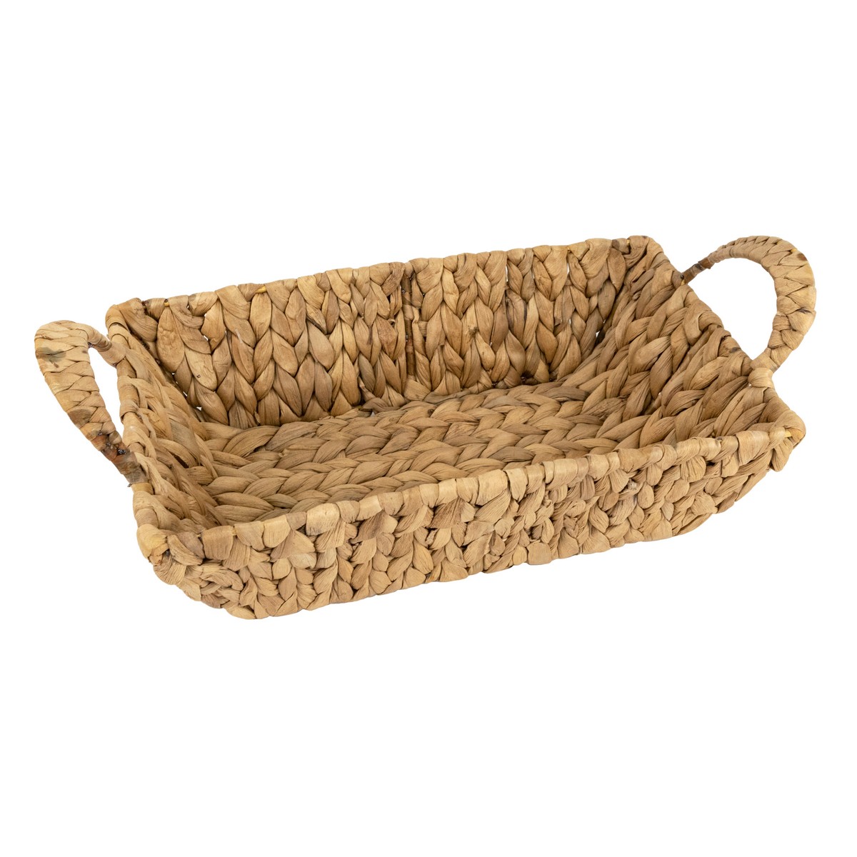 Поднос плетеный (растительный материал), 32x19хH9см, натуральный в интернет-магазине флористических аксессуаров Азалия Декор