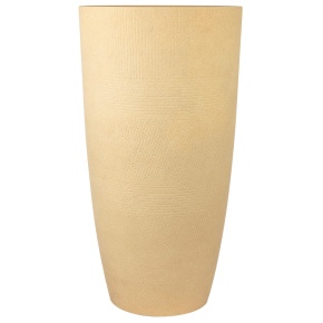 Кашпо Деним (бетон), D36xH70см, 50л, бежевый в интернет-магазине флористических аксессуаров Азалия Декор