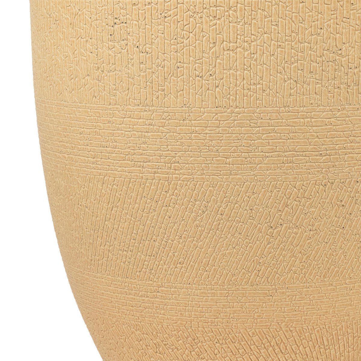 Кашпо Деним (бетон), D30xH28см, 13л, бежевый в интернет-магазине флористических аксессуаров Азалия Декор