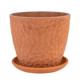 Цв. горшок Манго (терракота), D15xH13см, 1,3л, натуральный в интернет-магазине флористических аксессуаров Азалия Декор