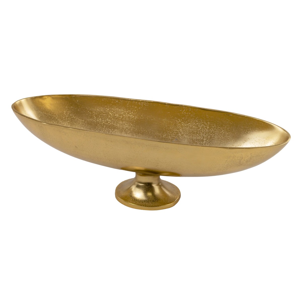 Блюдо на ножке (металл), 55х18xH18см, золотой в интернет-магазине флористических аксессуаров Азалия Декор