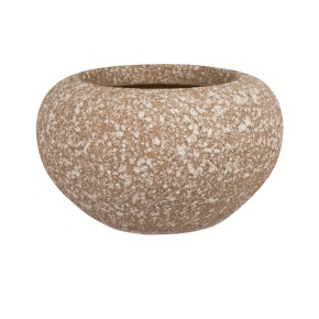 Кашпо (керамика), D17xН10см, серый в интернет-магазине флористических аксессуаров Азалия Декор