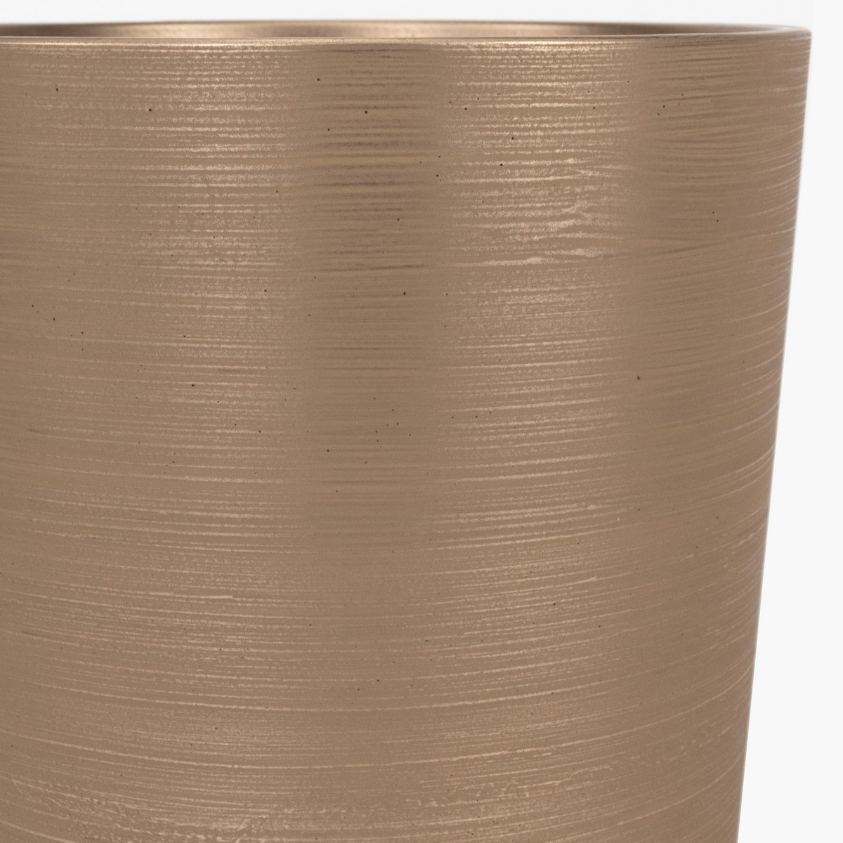 Кашпо Штрих (бетон), D37xH33см, 25л, бронзовый в интернет-магазине флористических аксессуаров Азалия Декор